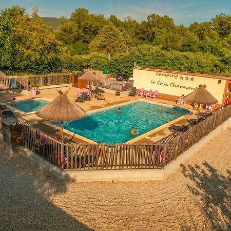 Camping Le Coin Charmant Chauzon Eksteriør billede