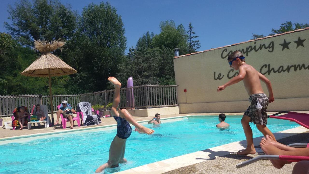 Camping Le Coin Charmant Chauzon Eksteriør billede