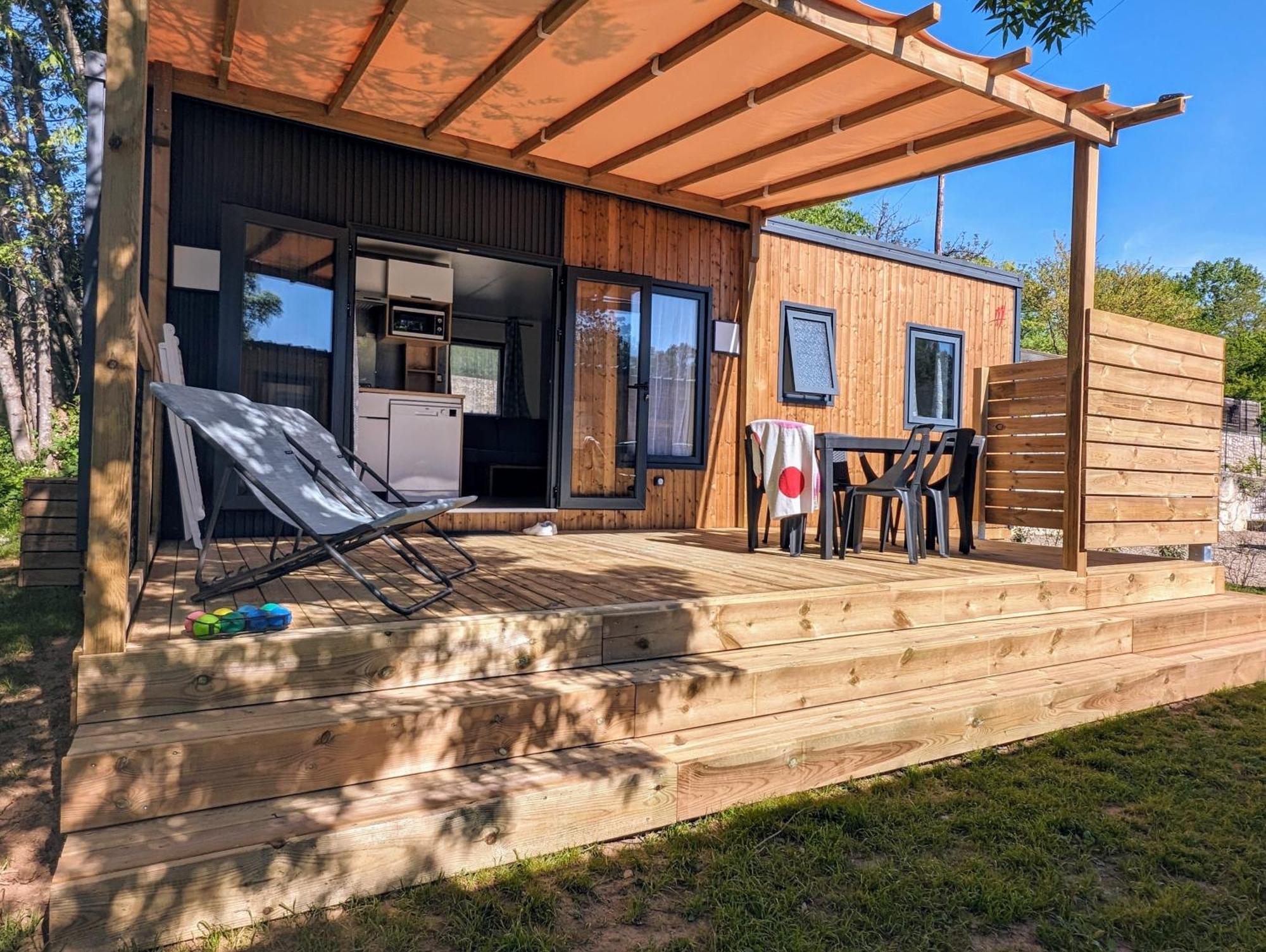 Camping Le Coin Charmant Chauzon Eksteriør billede