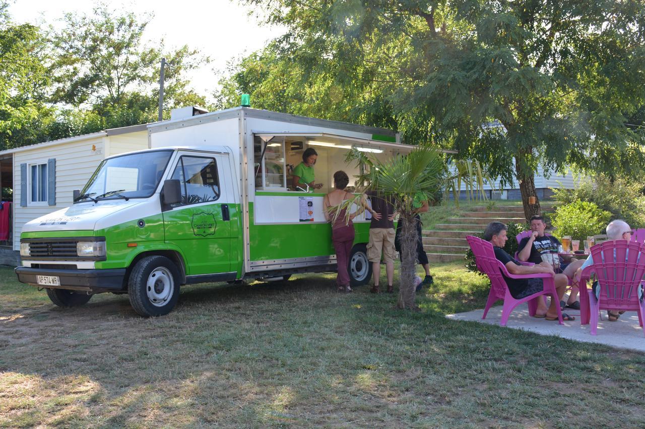 Camping Le Coin Charmant Chauzon Eksteriør billede